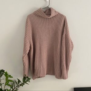 Aerie oversized mock turtleneck sweater